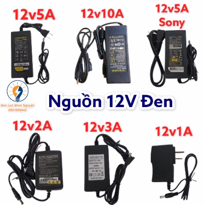 Bộ đổi nguồn 12v, 1a-2a-3a-5a-5a sony
