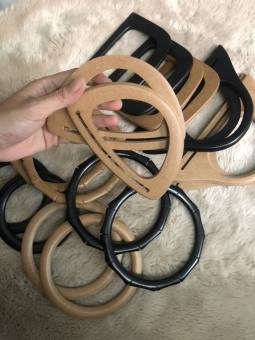 Cặp quai túi xách làm macrame, túi xách handmade phụ kiện macrame