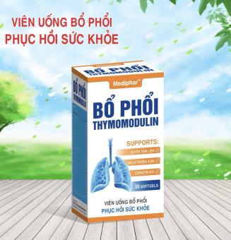 Bổ Phổi Thymomodulin Xuyên Tâm Liên Coenzym Q10 Giúp bố phối, hỗ trợ chống oxi hóa, giúp phối khỏe mạnh. Hồi Phục Sức Khỏe