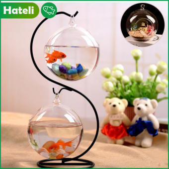Bể Cá Nhỏ Treo Bể Cá Mini Bể Cá Vàng Nhỏ Bằng Thủy Tinh Sáng Tạo Để Bàn Bể Cá