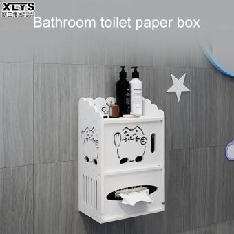 XINLANYASHE Hộp đựng khăn giấy trong nhà tắm, treo tường, không cần khoan. hộp đựng khăn giấy vệ sinh giữ giấy vệ sinh hộp khăn giấy Treo tường, không cần khoan, hộp đựng khăn giấy, treo tường, hộp đựng giấy vệ sinh, có thể đặt, hộp đựng giấy vệ sinh tron