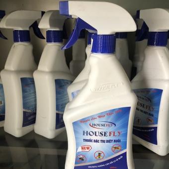 Bình Xịt Diệt Ruồi Cầm Tay Hương Chanh HOUSEFLY 500ml, Hiệu Quả Xịt Đâu Ruồi Chết Đó.