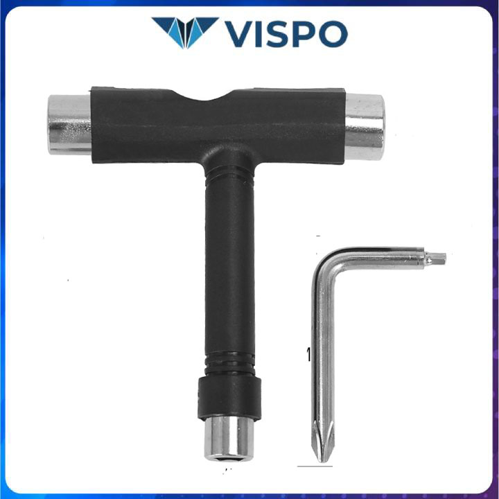 Dụng cụ tháo lắp sửa chữa ván trượt - tool ván trượt chữ T đa năng, vặn các ốc 10-12-14 tua vít vặn ốc 6 cạnh