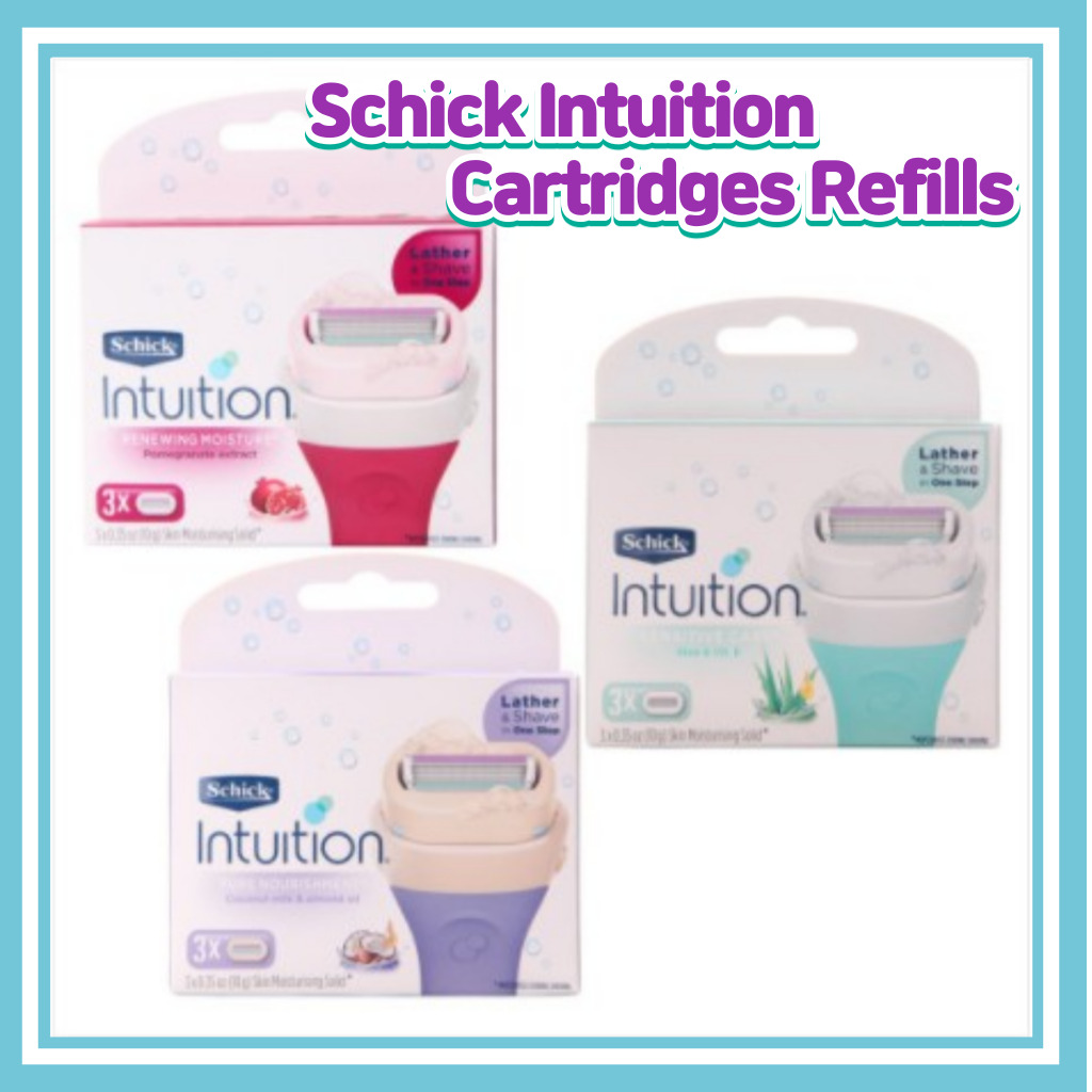 schick intuition plus refill cartridges