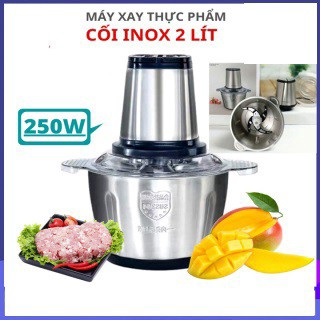 Máy xay thịt đa năng cối inox máy xay đa năng mini, xay thịt, xay cá
