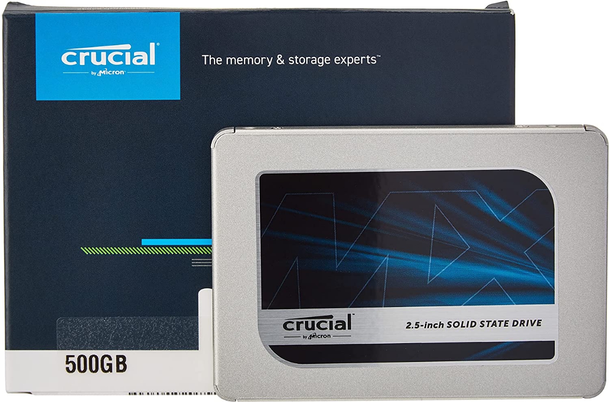 Crucial Mx500 2.5 Inch 7Mm Ssd 5 Years Warranty - 500Gb/1Tb/2Tb