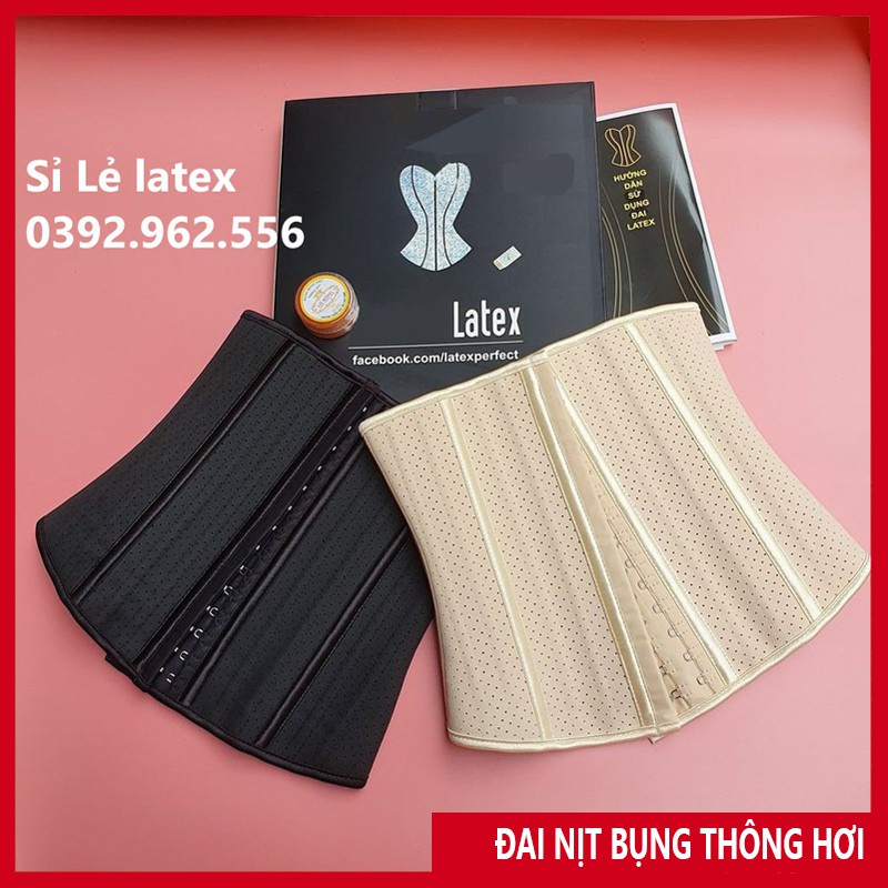 Đai nịt bụng latex 25 xương thông hơi - gen nịt bụng sau sinh đeo thoải mái