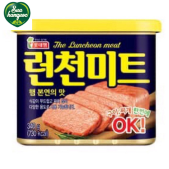 Thịt Hộp Lotte The Luncheon Meat Hàn Quốc 340g - Đồ Hộp - Thực Phẩm Mang Đi - Thực Phẩm Tiện Lợi (lotte)