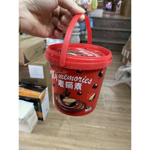 hộp đỏ ] KẸO SOCOLA XÔ MY MEMORIES SIÊU HOT TREND hộp 168gr ( phiên bản nguyên vị