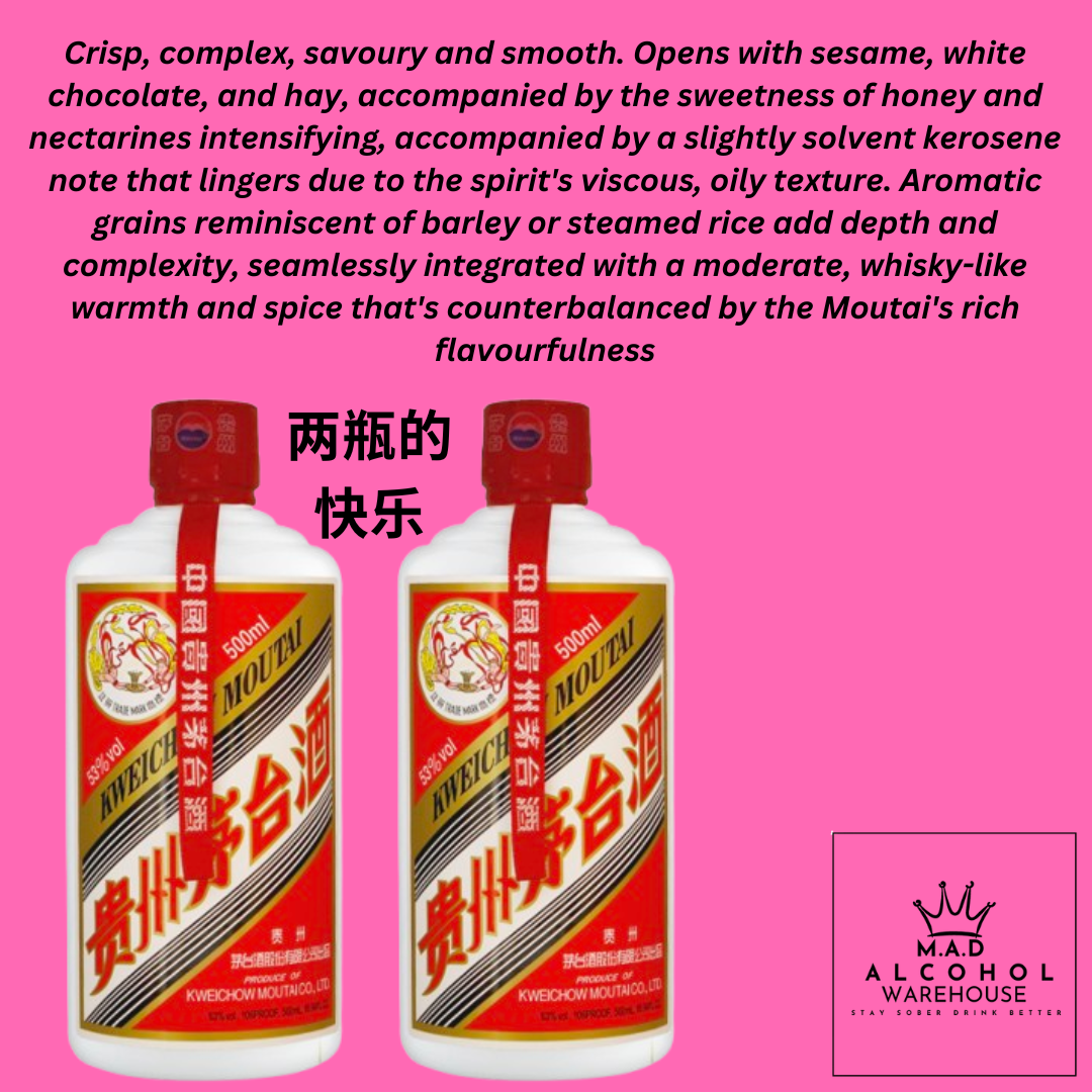 Moutai 2024 Flying Fairy 53%Abv 500Ml - Official Chinese National
