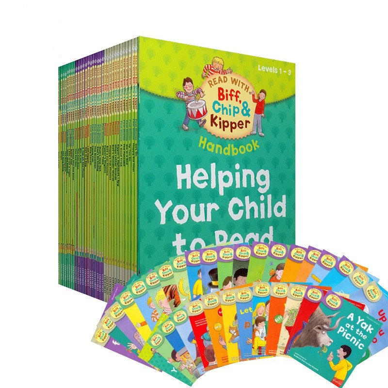 [Ship từ Tp.HCM] Oxford Reading Tree 1 Set 33 Sách 1-3 Level Biff Chip & Kipper Hand English Phonics Truyện tranh Sách ảnh Sách giáo dục cho trẻ em