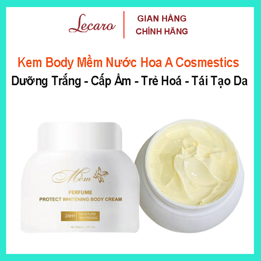 Kem Body Mềm Nước Hoa Acosmetics Mẫu Mới Nhất, Kem dưỡng Trắng Da Toàn Thân, Dưỡng Ầm, Chống Nắng,Chống Lão Hoá, Chăm sóc da, Phục hồi, Tái Tạo Da, Giúp Da Trắng Mịn, Trẻ Trung, Perfume Protect Whitening Body LECARO