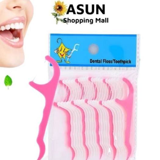 Bộ 25 Tăm Xỉa Răng Nha Khoa Có Tay Cầm Tiện Lợi