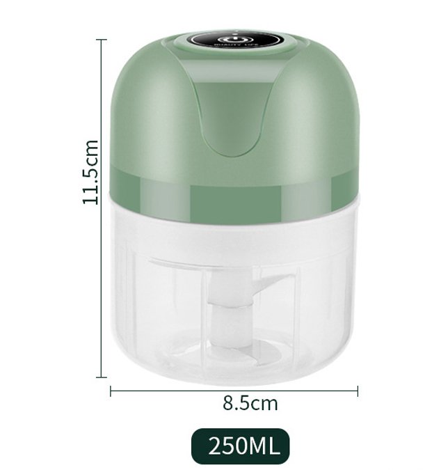 Máy xay đa năng, máy xay tỏi ớt mini cầm tay sạc pin nhỏ gọn dung tích 250ml