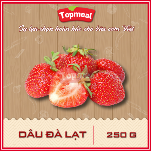 HCM - Dâu Đà Lạt (250g) - [Giao nhanh TPHCM]