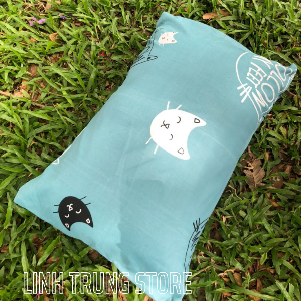 Compo ruột gối hơi và áo gối hàng vikona chuẩn 40x60, 50 x 70cm vải cotton