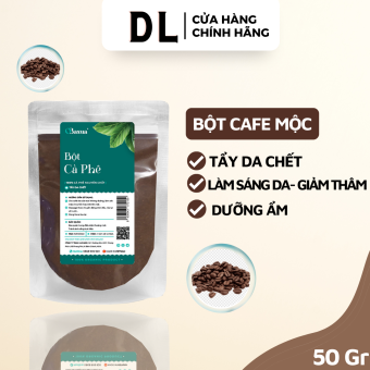 Tẩy da chết từ bột cà phê nguyên chất đắp mặt Obaxua - cafe dưỡng trắng da tẩy tế bào chết mặt và toàn thân