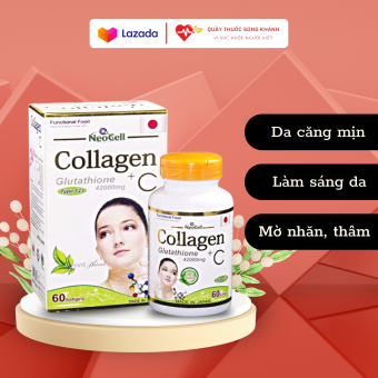 Viên uống đẹp da Collagen +C Glutathione Neocell 42000mg