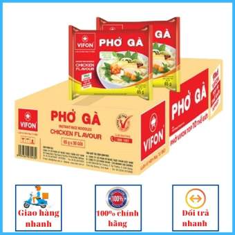 Phở bò và Phở Gà VIFON thùng 30 gói 65g MPVF01