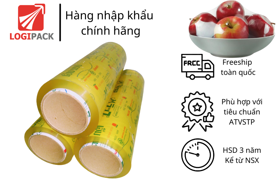 Màng bọc thực phẩm pvc m wrap _ 35cm x 500m _ nhập khẩu thái lan