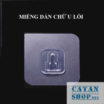 01 Miếng dán tường thay thế, miếng dán dự phòng cho kệ nhà tắm, kệ nhà bếp, giỏ inox, kệ góc tường, móc chịu lực, miếng dán chữ U GD574-MD