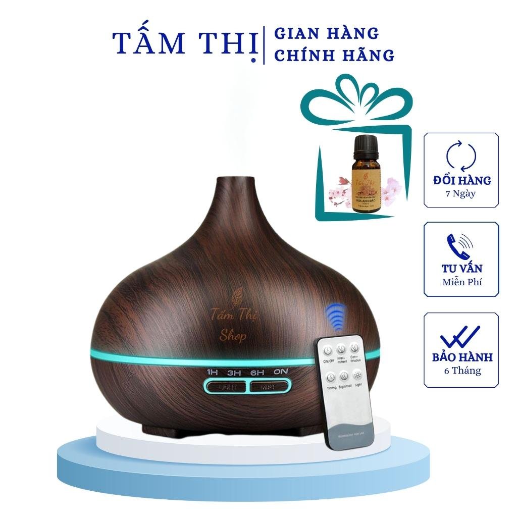 (Mua Máy Tặng Tinh Dầu) Máy Khuếch Tán Tinh Dầu Phòng Ngủ Aroma Cao Cấp Máy Phun Sương Tinh Dầu Tạo 