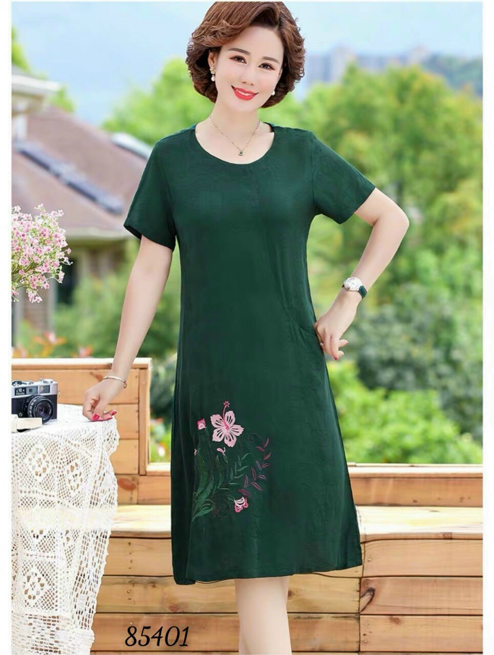 ĐẦM VINTAGE KÈM THẮT LƯNG XINH SANG XUẤT SẮC / CÓ SIZE XXL