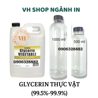 Glycerin thực vật chất làm mềm da, dưỡng ẩm da