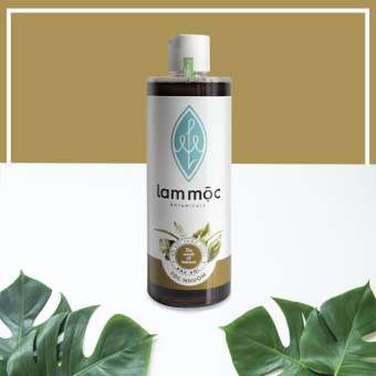 Dầu gội bồ kết thảo mộc Lam Mộc dành cho tóc nhuộm 500ml - DG500N2