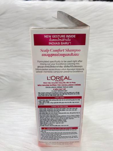 Nhuộm tóc Loreal Excellence Creme Số 5 - Nâu Hạt Dẻ