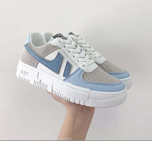 Giày thể thao nữ New AIR đế độn 4cm siêu đẹp, êm chân mẫu mới nhất 2022 hot trend, giày sneaker nữ đi học giá rẻ, giày bata nữ đẹp phong cách thời trang