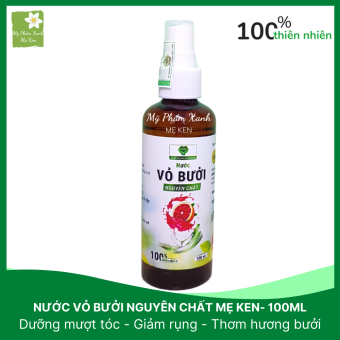 Xịt dưỡng tóc vỏ bưởi Mẹ Ken Giảm tóc gãy rụng, dưỡng ẩm tóc, giúp tóc chắc khỏe, phục hồi tóc khô xơ, tóc thơm hương bưởi– Chai 100ml
