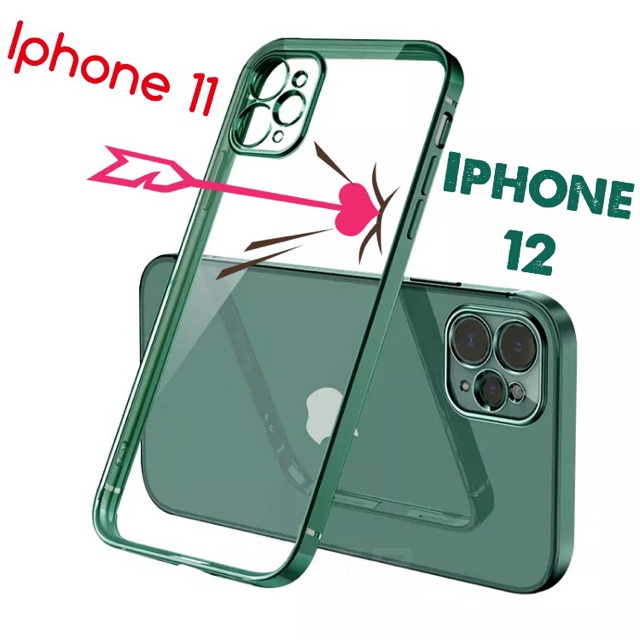 ỐP LƯNG VIỀN VUÔNG GIẢ IPHONE 12 - IPHONE 13 DÀNH CHO 11 PRO MAX LIKGUS CHÍNH HÃNG