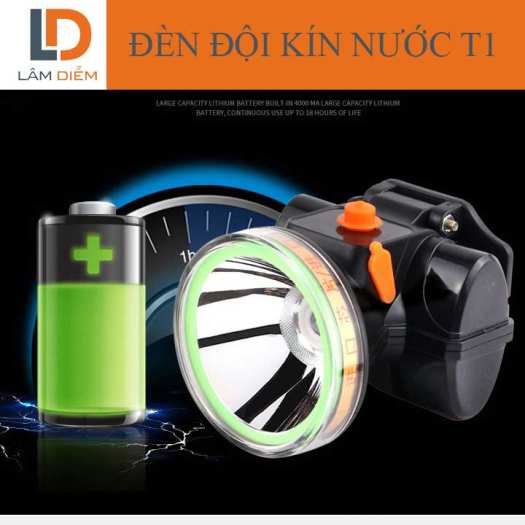 Đèn pin đội đầu siêu sáng kín nước  T1