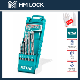 BỘ 5  MŨI KHOAN ĐA NĂNG TOTAL - HÀNG CHÍNH HÃNG - TACSD7156