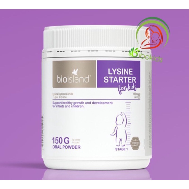 Lysine tăng chiều cao Bio Island Lysine Starter Cho Trẻ Dưới 6 Tuổi Của Úc