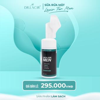 Sữa Rửa Mặt Nam Drlacir Dr.lacir, Lacir For Men ,chai 150ml,chăm sóc da,Giúp làm sạch da mặt,kiềm dầu