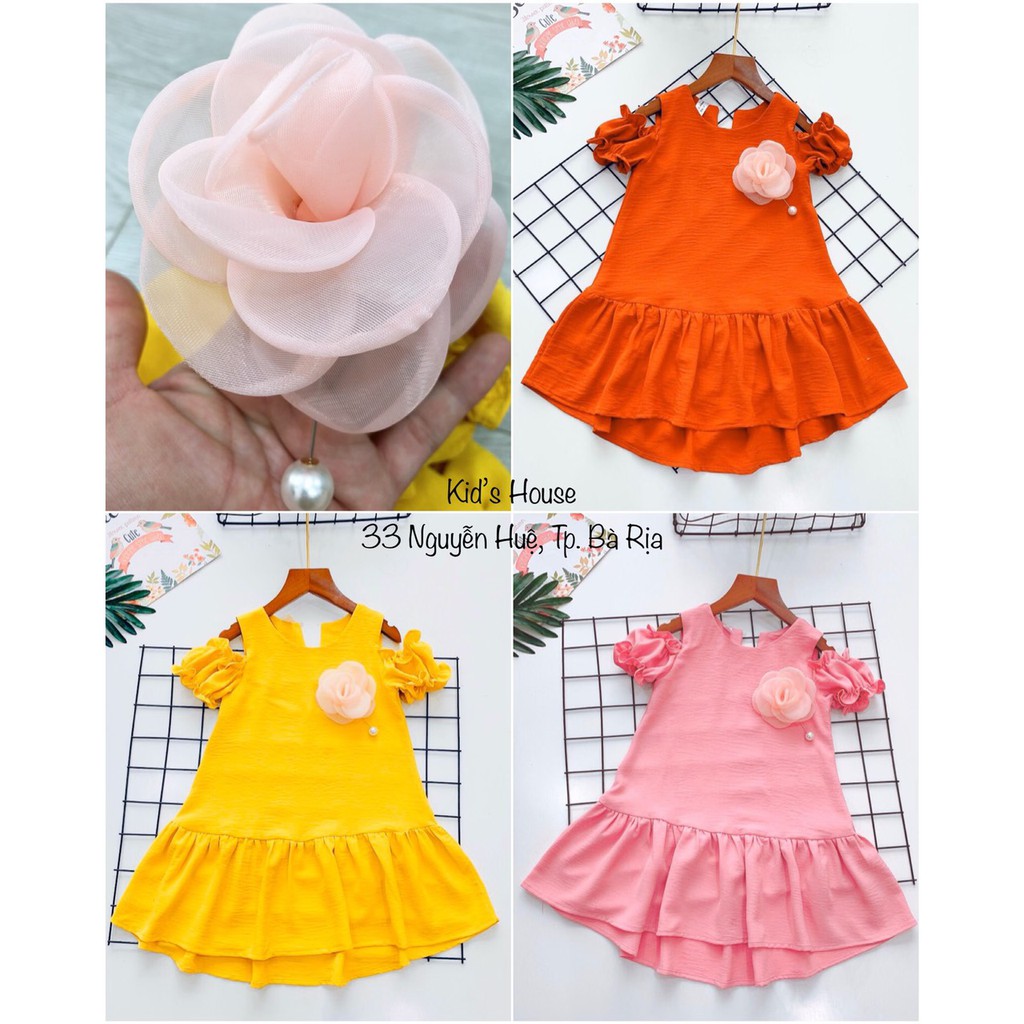 ĐẦM ĐŨI RỚT VAI BÉ GÁI [HÀNG HÈ]