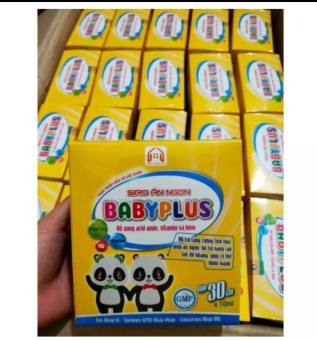 SIRO ĂN NGON BABY PLUS GIÚP BÉ HẾT BIẾNG ĂN 1 HỘP