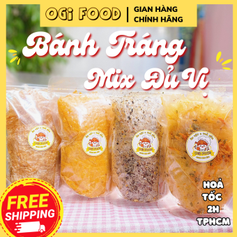 Bánh Tráng đủ vị SIÊU NGON - Bánh tráng bơ -Phô mai - Rong Biển - Long An - Muối Nhuyễn - Ăn là GHIÊN - Ăn Vặt OGI F