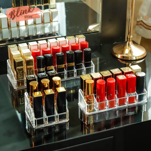 Kệ đựng mỹ phẩm, SON MÔI.Thiết kế 9/12/24/36 ô. Chất liệu mica trong suốt, dày dặn siêu bền dùng trang trí góc trang điểm, tiết kiệm diện tích và dễ dàng chọn màu son. Thanh toán khi nhận hàng.