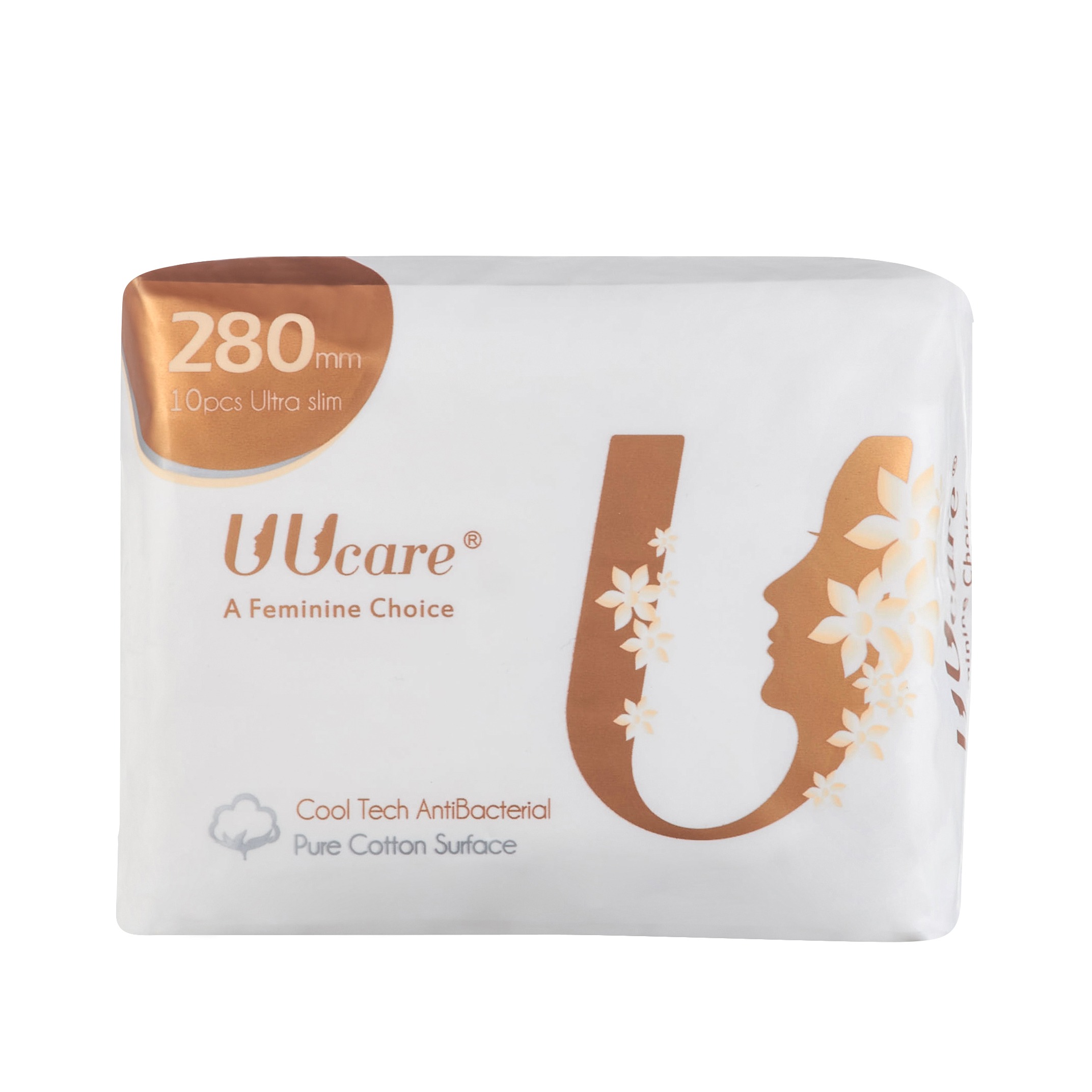 Băng vệ sinh ban ngày và đêm UUcare Singapore Cool Tech 28cm