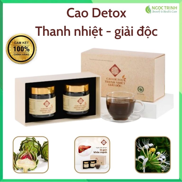 Cao Detox thanh nhiệt, giải độc, mát gan GHB chính hãng