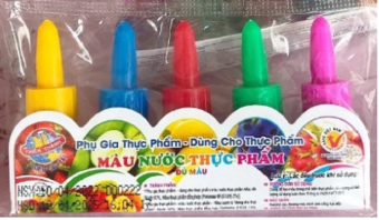 màu thực phẩm / bộ 5 màu thực phẩm / set 5 màu thực phẩm / combo 5 màu thực phẩm thiên thành