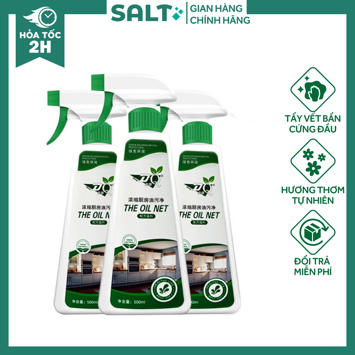 Chai xịt tẩy rửa bếp đa năng
