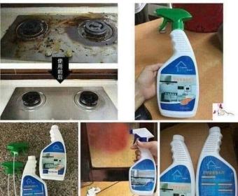 CHAI XỊT BẾP HÀN QUỐC-]Chai Xịt Tẩy Rửa Nhà Bếp Đa Năng Hàn Quốc 500ml