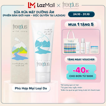 Sữa Rửa Mặt Dưỡng Ẩm Freeplus 100g - phiên bản giới hạn