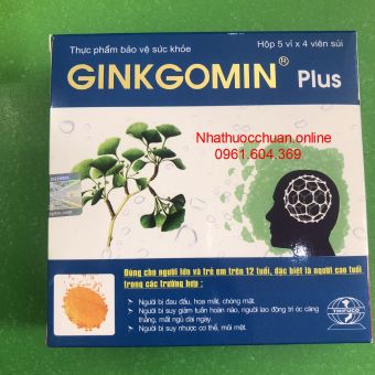 GINKGOMIN PLUS – Viên sủi hoạt huyết giúp giảm đau đầu,mệt mỏi nhanh chóng