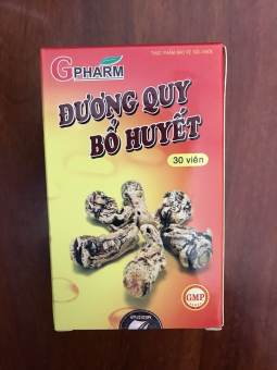 ĐƯƠNG QUY BỔ HUYẾT 30 VIÊN – HỖ TRỢ BỔ HUYẾT