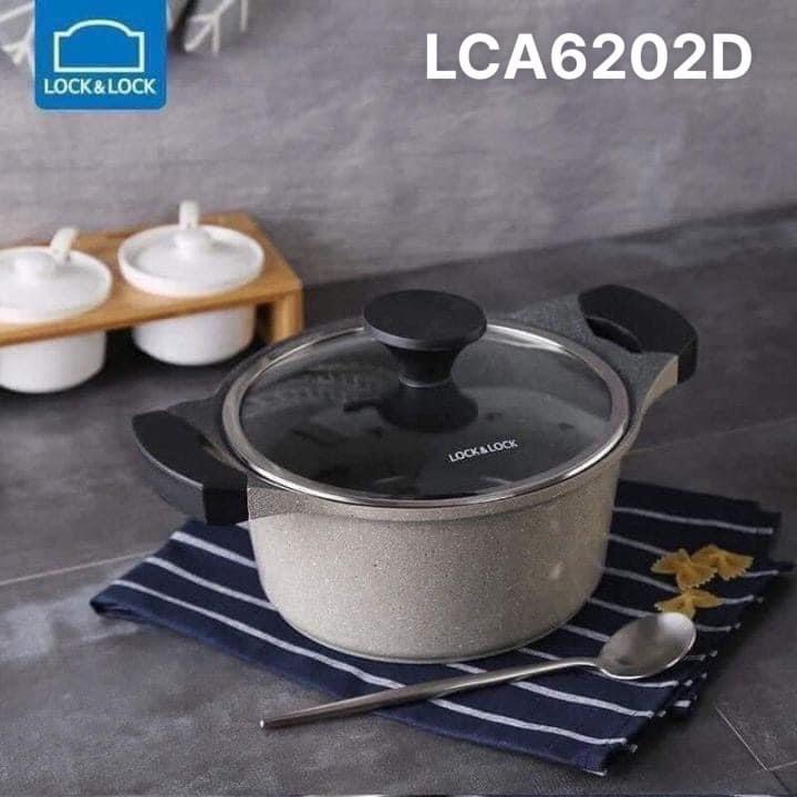 Nồi đá 7 lớp chống dính thành cao lock&lock stone